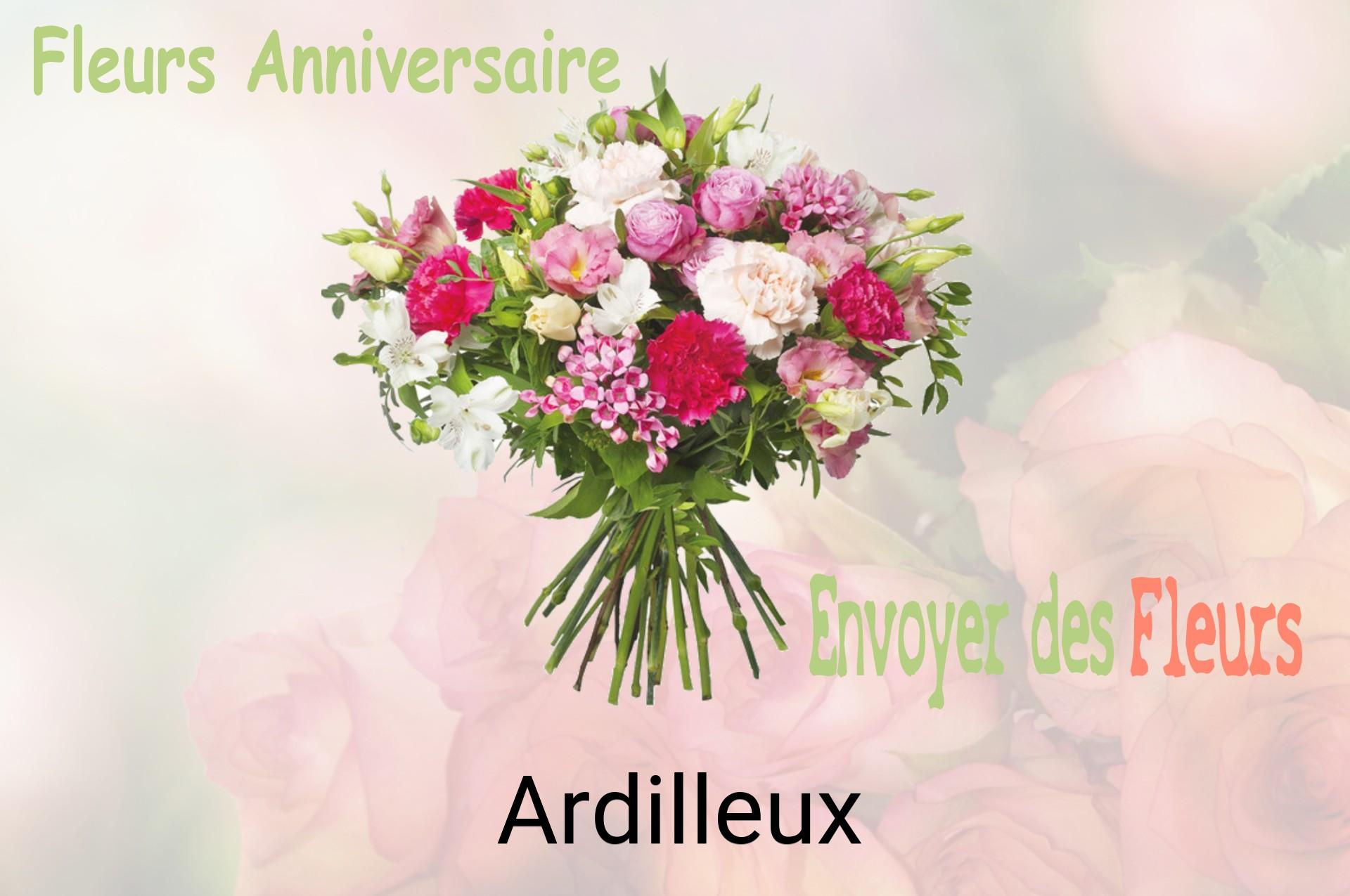 Bouquet de fleurs d’anniversaire livré à Ardilleux